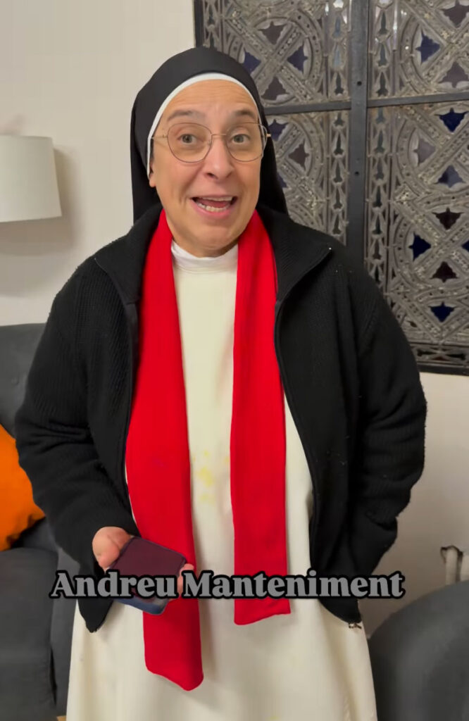 Sor Lucía Caram, de la Fundació Santa Clara i Andreu Manteniment
